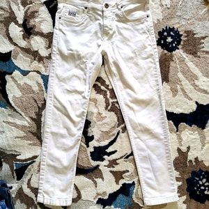 GAP white straight leg mens jeans